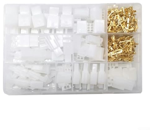Jotekonoby Kfz-Klemmleiste, 2,8 mm, Drahtverbinder, 6-Wege-Kfz-Verdrahtungsanschluss-Set für Motorrad, ATV, Moped, Boot, Anhänger