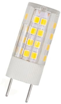 DLEDMOP G8 Led Bulb Ac220v(not 12v) G8 Bi-pin Base T4 Jc Type Warm White 2700k Non-dimmable for Chandelier Wall Sconce(5W/Warm White)