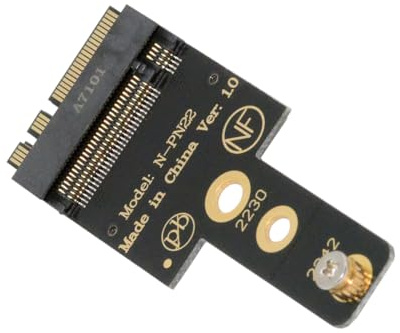CY 2230 NGFF A+E-Key Stecker auf NVME M-Key Buchse Verlängerungsadapter für Laptop Mainboard SSD 2230 2242
