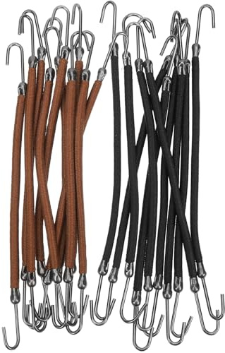 Lazo de Gancho Cabello 20 Piezas Poliéster E Hierro | Buena Elasticidad y Sujeción Firme, para Peinados y Moños, Apto para Mujeres y Niñas, 20piezas