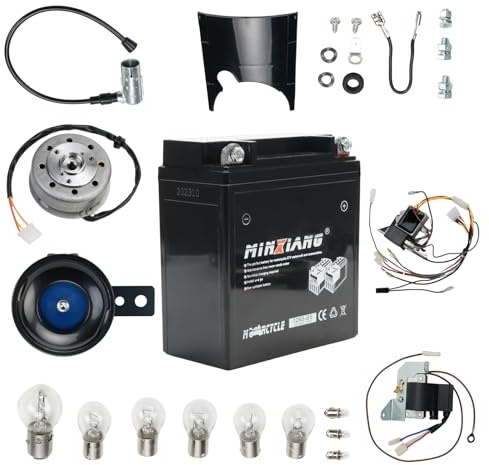 ZEALfix Simson S51 S50 VAPE(M-G-V) SET Zündung Umrüstsatz für Simson S50 75-79 (M53/2) S51 Enduro (M531, M541, M542) S70 Enduro (M741) S83 Enduro S53 Enduro (M543) 35/35W 12V