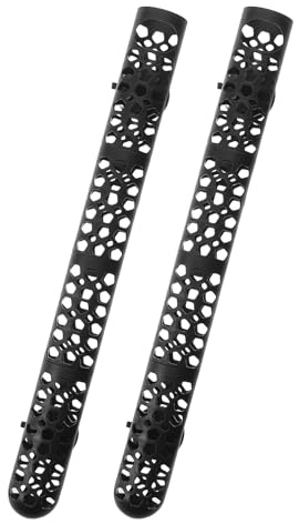 FELTECHELECTR 2pcs Protective Cover for Heater Fish Tank Heater Guard Plastic Black with Enhanced Durability and Aesthetic Appeal for Water Aquarium