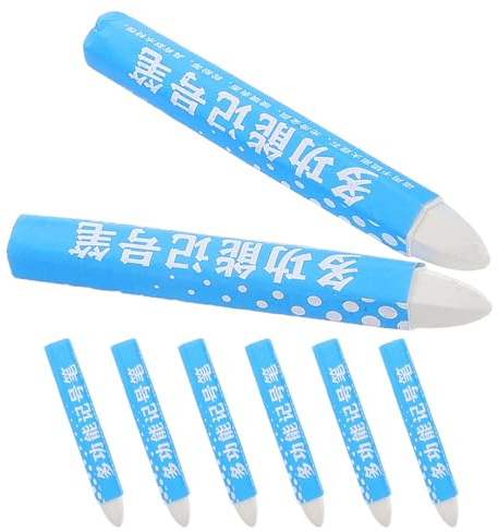 KOCKSHION Tire Marker Pen Wax Rubber Tires 8pcs White for Wood Surfaces