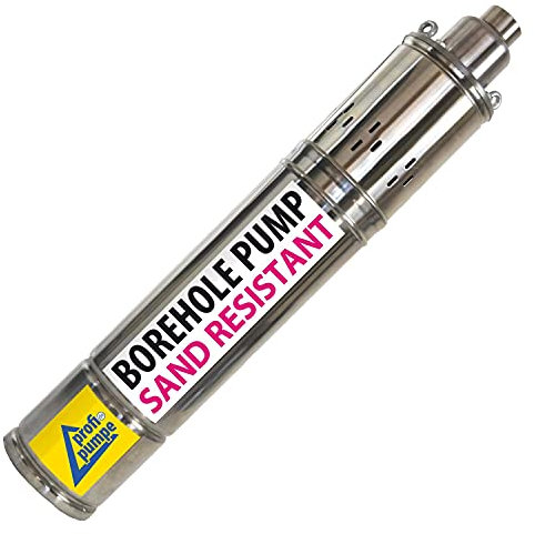 Sandverträgliche Tiefbrunnenpumpe Screw-Star Schraubenpumpe Brunnenpumpe Wasserpumpe Gartenpumpe Rohrpumpe Hauswasserwerk Bohrlochpumpe für neuangelegte (400V - 3 Zoll - 1100W)