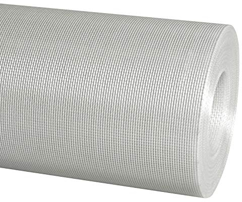 Semin FISS RENOV 95 g/m² – Tissu de Rénovation Mur & Plafond – Anti Fissures & Renfort Enduit – Fibre de Verre – Rouleau 50 x 1 m – Résistance Maximale