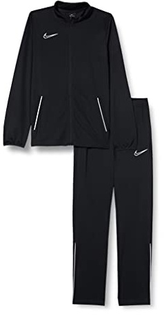 Nike Dri-Fit Academy, Tuta Sportiva Unisex Bambini, Nero/Bianco/Bianco, S