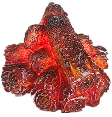 Charcoal Flame Effect Lantern Lamps Artificial Logs for Fireplace Flameless Light with Realistic Log Wood Burning Atmosphere As Christmas Festival Home Living Room Tv Cabinet Fake Fire Decorations