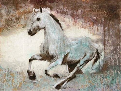 Feeling at home LEINWANDDRUCK im SCHATTENFUGENRAHMEN WEISSER STERN Moschetta Dario - Tiere horizontal Kunstbilder im Holzrahmen cm_85_X_112