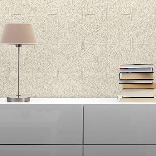 TADESSI WTD Carlo M1-No.1803 Papier peint intissé Motif géométrique moderne pour salon, chambre à coucher, cuisine