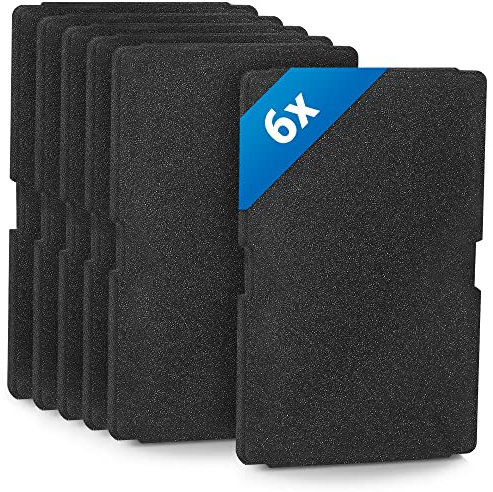 Siegvoll 6 x Tumble Dryer Sponge Filter for Beko Grundig Blomberg ElektraBregenz 2964840100, Evaporator Filter Sponge 240 x 155 x 11 mm, Lint Filter for Heat Pump and Condenser Dryer