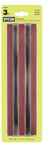 3 PC. FILE SANDER BELTS