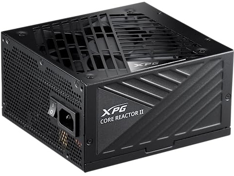XPG CORE REACTOR II - Workstation Power Supply Unit - Stable Power Delivery & Quiet Operation - Fully Modular Cable Design & 80+ Gold Certified - Overvoltage Protection - ATX 3.0 Gold 1000 Watt VE