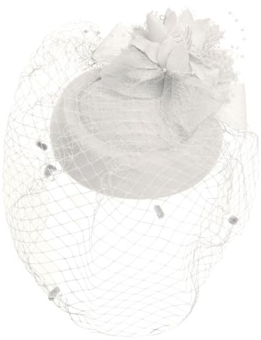 Ro Rox Netzschleife Fascinator Hut Perlen Vintage Retro Pinup 40er 50er Hochzeit
