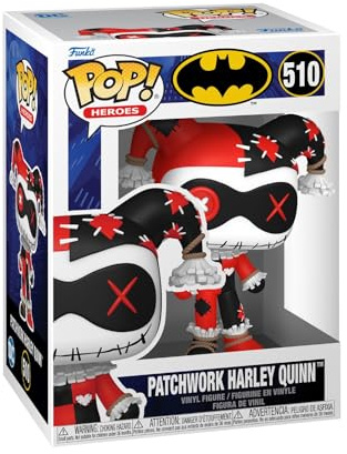 Funko Pop! Animation: Patchwork - Harley Quinn​ - DC Comics - Figura de Vinilo Coleccionable - Idea de Regalo- Mercancia Oficial - Juguetes para Niños y Adultos - Comic Books Fans