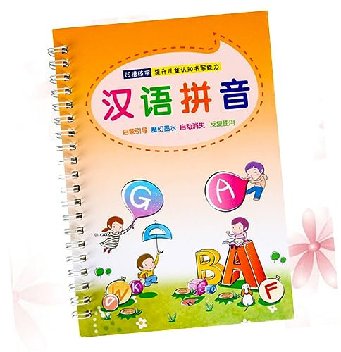 EXCEART Mathe-heft Buch Mit Kursiver Handschrift Übungsbuch Zum Kursiven Schreiben Handschriftliches Heft Trainingsheft Für Kinder Übungsheft Magisch Student Aufkleber Schreiben