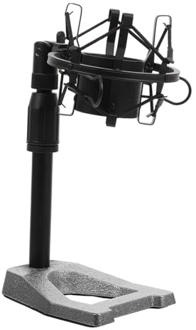 JOINPAYA 1stück Verstellbarer Mikrofonständer Mit Boomarm Metallischer Für Sprachaufnahmen Und Podcasts Geräusch Und Vibrationsdämpfend Für Gaming Und Broadcasting Schwarz