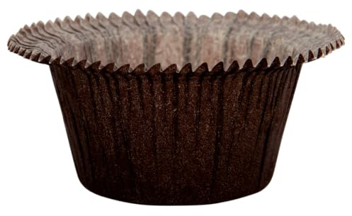 ABENA Moldes marrones para cupcakes, paquete de 500 moldes para tartas. Los moldes para magdalenas miden 5 cm. Moldes de papel a prueba de grasa para hornear/moldes para tartas. Elige tazas para