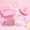 KARLOR Creamy Blush Crystal Transparent Blush Color Changing Natural Pink Blusher Cream Hydrating Clear Blush Basalm Pink blush for Cheeks Lips (01)