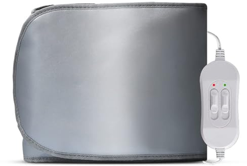 GNbow Electric Vibrating Slimming Belt, Far Infrared Belt, Abdominal Toning Belt for Men and Women, Body Vibrating Slimming Belt Belly, 122 * 25cm, 4 Motors (220v)