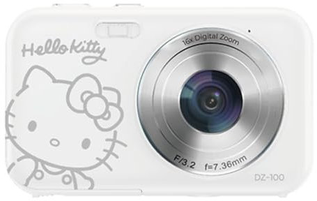 Yashica DZ100 Hello Kitty Digital Camera White
