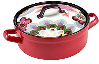 CWCQGH Cacerola de cerámica, Utensilios de Cocina, cazuela de cerámica con Tapa, cazuela para guisar, cazuela de Barro, Olla para Sopa, multifunción