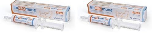 b Bioiberica Impromune Perro Gato Pasta palatable 30ml, 3600 W, 1 Liter, 44 Decibelios, Plástico, No Aplica (Paquete de 2)