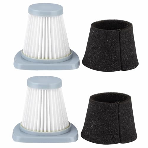 2PCS Vacuum Cleaner, 2PCS Filter Replacement Fit for Abs Sponge Goblin Vacuum Cleaner Filter Gsv101b 19 Handheld Zl601R Zl601A Cylinder Filters Zl601R Zl601A