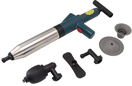 WPKD BLUEIY Kit di stantuffo per WC, ad alta portata, con stantuffo manuale per scarico a pavimento del bagno e della cucina, strumento di sblocco efficiente