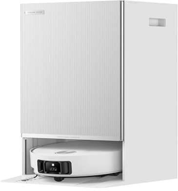 DREAME Matrix10 Ultra Robot Aspirapolvere e Lavapavimenti, Superamento Ostacoli 8 cm, Aspirazione 30.000Pa, Auto-svuot/Riemp, Autopulizia Moci, 0 Grovigli, Rileva 240+ Ostacoli, Controllo Vocale