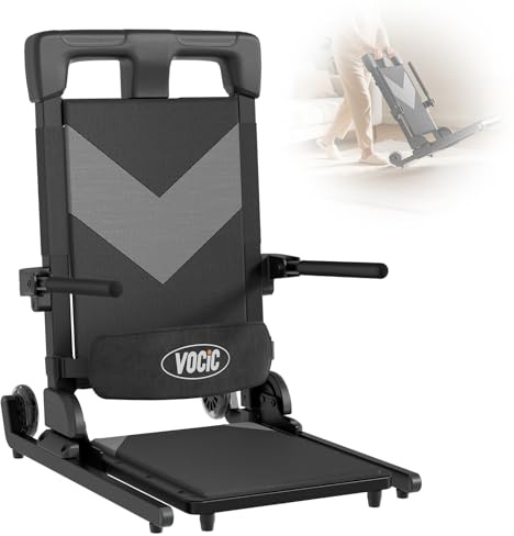 VOCIC AX25 Elektrischer Aufstehsessel bis 160 kg, leicht & mobil | Senioren Pflege Zuhause, leichte Aufstehhilfe nach Sturz, mobiler Hebesessel mit großen Rädern, Transfer Sofa Bett 160KG