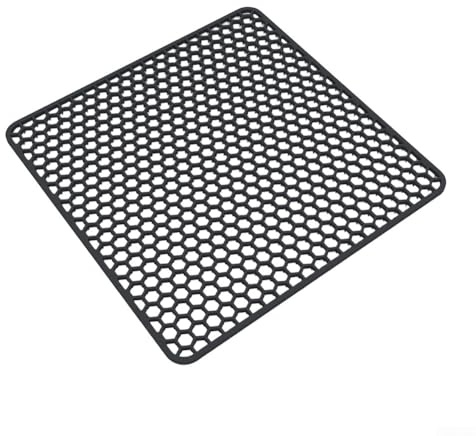 Tappetino di scarico in silicone per lavello della lavastoviglie, con impugnatura e isolamento termico, per attività quotidiane in cucina (grigio scuro)