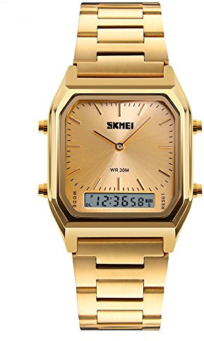 Marca SKMEI 1220 japanese-quartz LED e visualizzazione del puntatore 50 m impermeabile multi-funzionale orologi sportivi
