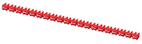 Aexit 20 Unids Letras T Red Cable Etiquetas Marcadores Rojo para (model: L8507IXII-9157MQ) 1.0-3.0mm Dia Cable