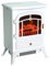 HOMCOM Elektrokamin Kaminofen Flammeneffekt 950/1850W Überhitzungs-Schutz Weiß 41,5 x 28 x 54,8 cm
