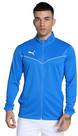 Puma Kinder teamRISE Training Poly Jacket Trainingsjacke, Electric Blue Lemonade, 152