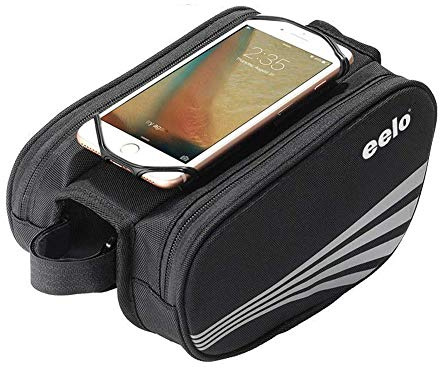 eelo Unisex Rahmentaschen-Motorrad-Top, Einheitsgröße, Schwarz