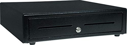 Star Micronics CD4-1616 5 Bill / 5 Coin Choice Series Cash Drawer with 2 Media Slots and Included Cable (16 x 16) - Black