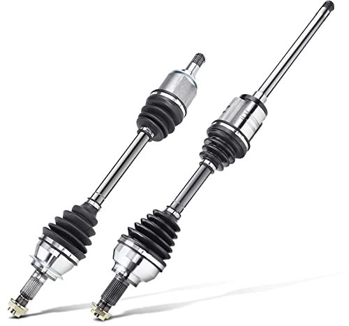 Frankberg 2x Arbre de Transmission Boîte de vitesses manuelle sans bague ABS Essieu Avant Compatible avec Série 3 E46 325 330 2000-2005 Série 3 Break E46 325 330 2000-2005 Remplacer# 31607505199