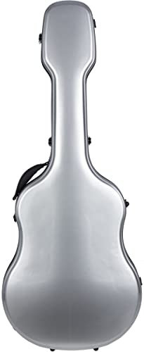 M-Case Gitarrenkoffer für Klassische Gitarre 39” - 4/4 Fiberglass Ultra Light Silber