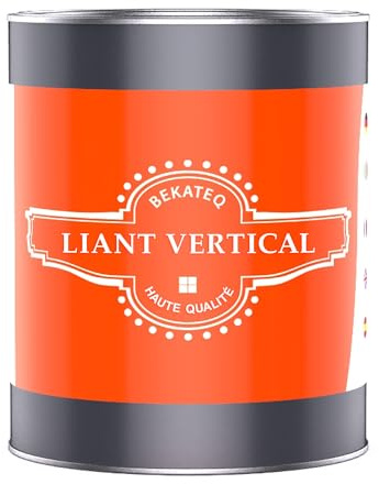 PU Liant vertical + couche de fond pour tapis de pierre, 1kg incolore I Polyuréthane renforçant le gravier pour supports verticaux I Revêtement en résine PU pour mur, escalier, socle BEKATEQ BK-633