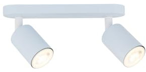 Licht-Erlebnisse Deckenstrahler Kinderzimmer Hellblau L: 35 cm schwenkbar Metall 2-flammig GU10 klein JASON Deckenleuchte Kinderzimmerlampe