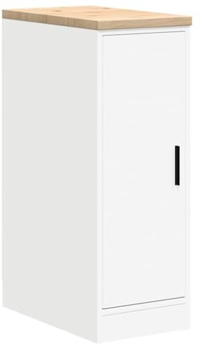 vidaXL Armoire de Rangement de Garage Blanc 30x51x85 cm Bois de pin