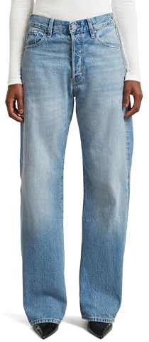 8719965012981 Bowey 3D Boyfriend Jeans, Flerfärgad (Faded Rhine Blue D25372-e266-h545), 27W / 30L