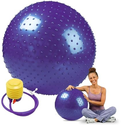 Endless Anti-Burst-Yogaball | Dicker PVC-Gymnastikball für Fitness, Pilates, Stabilität und Heimtraining | Balanceball-Stuhl für Männer und Frauen