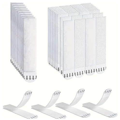 Gurxi 36 Pares (72 Piezas) Cuelga Cuadros Sin Clavos Colgar Cuadros Sin Agujeros Cuelga Cuadros Adhesivo Impermeable Cuelga Cuadros Adhesivo Para Marcos De Fotos, Relojes De Pared y Mucho Más