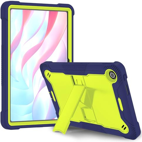 Vakarey Für Lenovo Tab 10.1 2025 Schutzhülle für Kinder, stoßfest, Tablet-Schutzhülle für Lenovo Tab 10,1 Zoll TB311FU, Blau + Grün