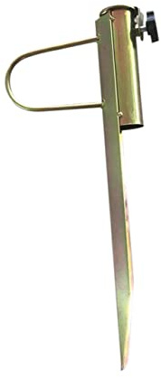 TOYANDONA Sonnenschirm Ankerpfahl für Garten und Strand aus Galvanisiertem Eisen Leicht und Einfach zu Tragen Passend für 32-38mm Sonnenschirme