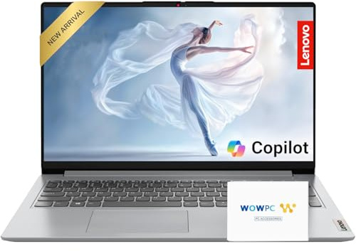 Lenovo IdeaPad - Ordenador portátil de 15.6 pulgadas con Microsoft 365 Home and Business, 12 GB de RAM, SSD PCIe de 512 GB, Intel Core, batería de 11 horas, Wi-Fi 6, almacenamiento en la nube de 1 TB