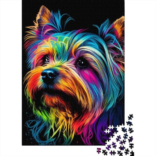 1000 Pieces Yorkshire Colorful Jigsaw Puzzles for Adults Paper Puzzles for Adults Teenager Man Woman Gift 1000pcs (38x26cm)