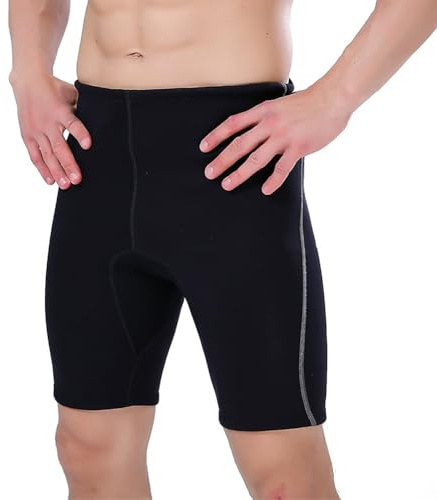 XXL,Pantalones Cortos de Neopreno 2 mm para Hombre y Mujer, Shorts de Buceo y Surf con Protección UV y Aislamiento Térmico para Surf, Snorkel, Natación y Buceo